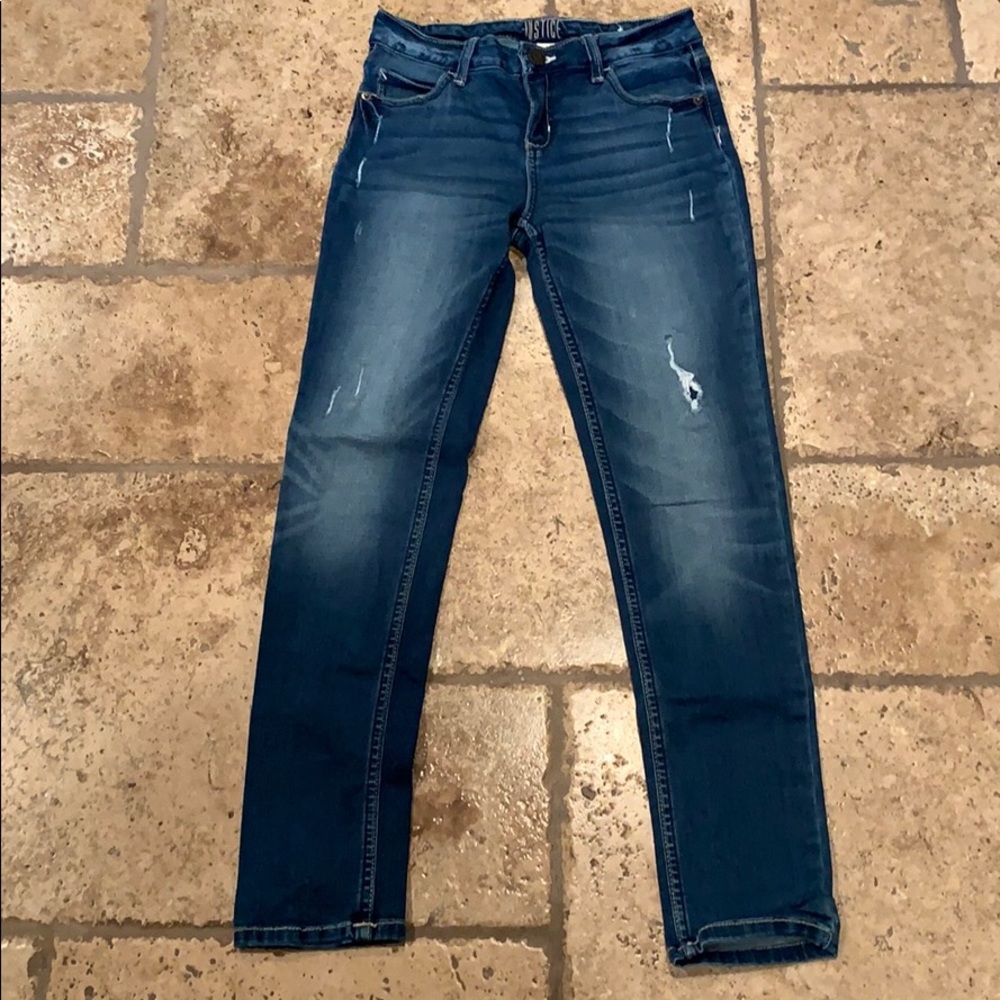Justice Mid Rise Super Skinny Jean
